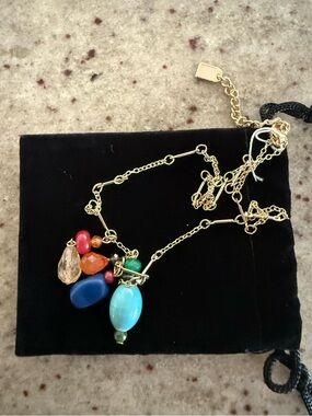 Ralph Lauren semi precious stone necklace NWOT